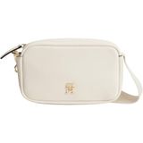 Tommy Hilfiger th logotape camera bag Kadın Çanta soft cream Tek Beden