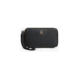 Tommy Hilfiger Th Logotape Compact Cüzdan - Siyah