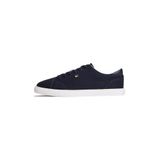 Tommy Hilfiger TH LOW PROFILE VULC CANVAS Kadın Spor Ayakkabı, Space Blue, 39