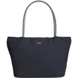 Tommy Hilfiger TH MARINA HOBO/TOTE NYLON Kadın Tote Çanta Space Blue OS