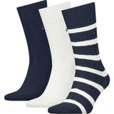 Tommy Hilfiger Th Men Sock 3p Gıftb Erkek Siyah Çorap - S701235377 - 43 - Beyaz