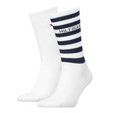 Tommy Hilfiger Th Men Sport Sock 2p Breton Strı Erkek Beyaz Çorap - S701236735