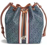 Tommy Hilfiger Th Monoplay Bucket Strıpe Le Kadın Mavi Çanta - Aw0aw18392