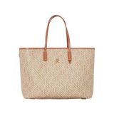 Tommy Hilfiger TH MONOPLAY LEATHER TOTE Kadın Yeşil Çanta - AW0AW17416