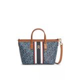 Tommy Hilfiger Th Monoplay Mını Tote Strıpe Le Kadın Mavi Çanta - Aw0aw18389