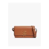 Tommy Hilfiger TH SCRIPT FLAP CROSSOVER Kadın Kahverengi Çanta - AW0AW18399