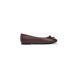 Tommy Hilfiger Th Smooth Ballet Babet - Kahverengi