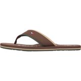 Tommy Hilfiger TH Tumble Beach Sandalet, 42, FM0FM05710, Sıcak Kahverengi, Erkek