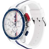 Tommy Hilfiger TH1792167 Erkek Kol Saati 5 ATM Suya Dayanıklı Beyaz Silikon Kordonlu Analog Model - STD