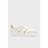 Tommy Hilfiger The Greenwich Edge Flatform Kadın Spor Ayakkabı, Ecru/Gulf Sand, 37