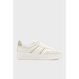 Tommy Hilfiger The Greenwich Edge Flatform Kadın Spor Ayakkabı, Ecru/Gulf Sand, 39