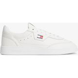Tommy Hilfiger The Greenwich Edge Leather Kadın Bej Spor Ayakkabı.ybl - YBL-Bej