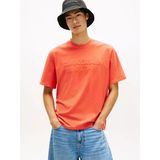 Tommy Hilfiger Tjm 90S New Classıcs Ss Tee Erkek Kırmızı T-Shirt - Dm0dm22545