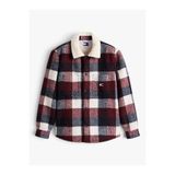 Tommy Hilfiger Tjm Check Teddy Overshırt Ext Erkek Mavi Gömlek - Dm0dm22010
