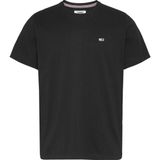 Tommy Hilfiger Tjm Classic Jersey Bisiklet Yaka Erkek T-Shirt - Siyah