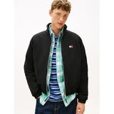 TOMMY HILFIGER TJM COTTON TWILL PADDED JACKET Erkek Ceket, Black, L