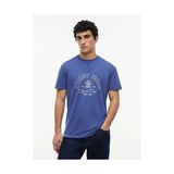 Tommy Hilfiger Tjm Erkek Regular Crest Club S/s T-Shirt - 2XL - Mavi