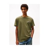 Tommy Hilfiger Tjm Erkek Regular Dollar Stack S/s T-Shirt - Yeşil - XL