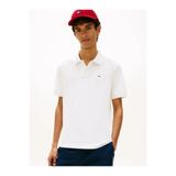 Tommy Hilfiger Tjm Erkek Regular Ess Ekru Polo Yaka T-Shirt