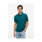 Tommy Hilfiger Tjm Erkek Regular Esseniıal Polo Yaka T-Shirt - Yeşil - XL