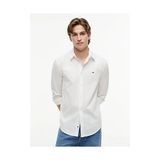 Tommy Hilfiger Tjm Erkek Regular Poplin Gömlek - XL - Beyaz