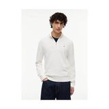 Tommy Hilfiger Tjm Erkek Slim Essential Light Kazak - Beyaz - XL