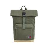 Tommy Hilfiger tjm ess daily rolltop backpack Erkek Sırt Çantası Pewter Green Tek Beden