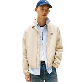 Tommy Hilfiger tjm essential flag jacket Erkek Ceket Silt L