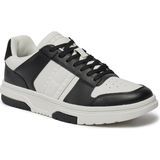 Tommy Hilfiger Tjm Leather Cupsole 2.0 Siyah Erkek Ayakkabı Düz Tabanlı Şık Tasarım