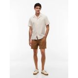 Tommy Hilfiger Tjm Lınen Blend Pull-On Short Erkek Kahverengi Şort - Dm0dm22825