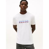 TOMMY HILFIGER TJM REG 1985 DNA GRAPH SS T EXT Erkek T-shirt, Ice Grey Heather, S