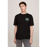 Tommy Hilfiger Tjm Reg 1985 Pop Tee Siyah Erkek Kısa Kol T-Shirt