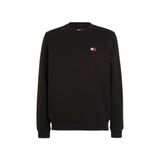 Tommy Hilfiger tjm reg badge crew ext Erkek Sweatshirt Black XL