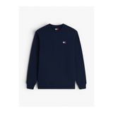 Tommy Hilfiger TJM REG BADGE CREW HTR Erkek Mavi Sweatshirt - DM0DM21921
