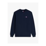 Tommy Hilfiger TJM REG BADGE CREW HTR Erkek Mavi Sweatshirt - DM0DM21921