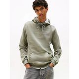Tommy Hilfiger TJM REG BLUR SCRPT BCK HOOD EXT Erkek Yeşil Kazak - DM0DM22112