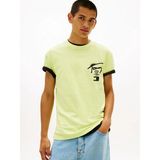Tommy Hilfiger Tjm Reg Cıty Sıgn Ss Tee Ext Erkek Yeşil T-Shirt - DM0DM22553 - XL