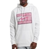 Tommy Hilfiger tjm reg dna flag twist hood ext Erkek Sweatshirt Ecru S