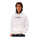 Tommy Hilfiger tjm reg dna hoodie ext Erkek Sweatshirt Ecru M