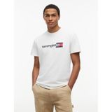 Tommy Hilfiger tjm reg entry dna ss tee Erkek T-Shirts ecru L