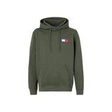 Tommy Hilfiger tjm reg essential flag hood ext Erkek Sweatshirt Pewter Green L
