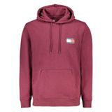 Tommy Hilfiger tjm reg essential flag hood ext Erkek Sweatshirt Red Wine M
