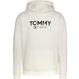 Tommy Hilfiger TJM Reg Essntl Hoodie Beyaz Erkek Sweatshirt