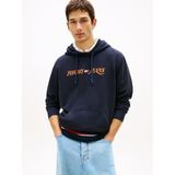 Tommy Hilfiger TJM REG LA HOODIE EXT Erkek Kapüşonlu Sweatshirt Dark Night Navy XL