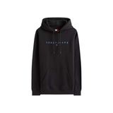 Tommy Hilfiger tjm reg linear logo hoodie ext Erkek Sweatshirt Black Multi S