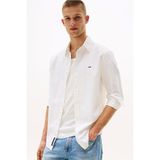 Tommy Hilfiger TJM REG OXFORD SHIRT EXT Erkek beyaz Gömlek DM0DM21298YBL