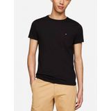 Tommy Hilfiger TJM REG SFLAG SS TEE EXT T-Shirts Erkek BLACK L