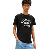 Tommy Hilfiger tjm reg tj gym ss tee ext Erkek T-Shirts black S