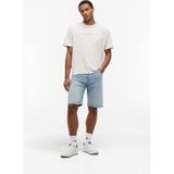 Tommy Hilfiger Tjm Reg Tj Repeat Ss Tee Erkek Beyaz T-Shirt - DM0DM23180 - 2XL