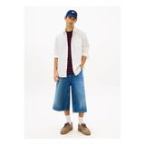 Tommy Hilfiger TJM Regular Fit Linen Gömlek, S, DM0DM22760, Ekru, Erkek